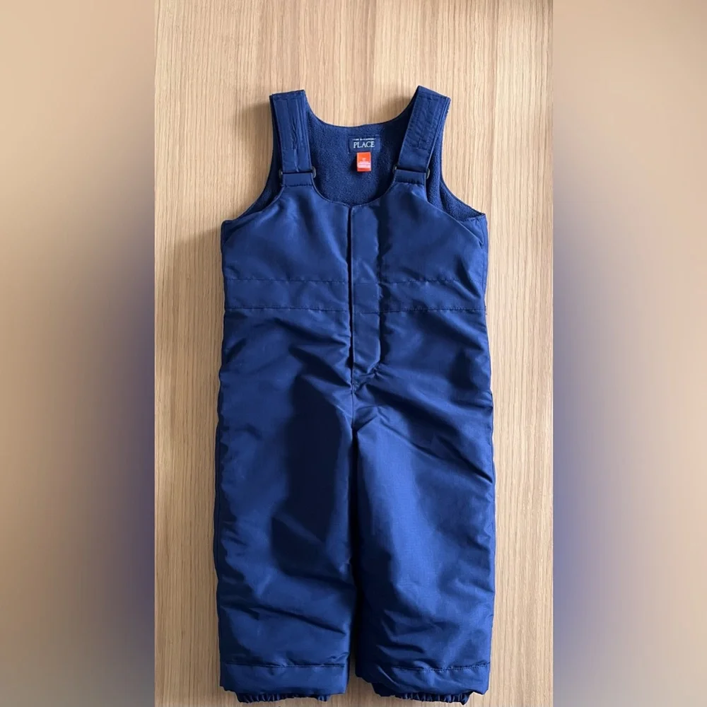 The Children's Place, Toddler Snow ripstop water resistant Overall, size 2 Years